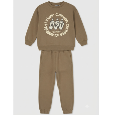 LFX827: Boys Soft Fleece Top & Jog Pant Outfit 